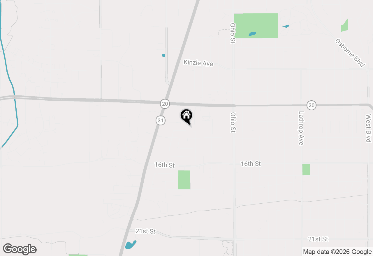 Map of 5302 Athens Ave, Racine, WI 53406