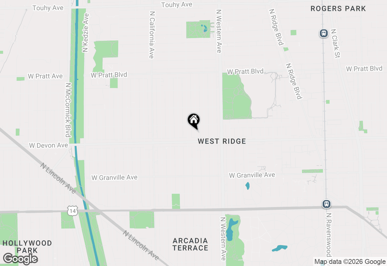 Map of 6430 N Maplewood Street, Chicago, IL 60645