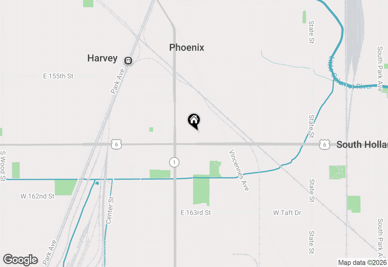 Map of 15817 Union Avenue, Harvey, IL 60426