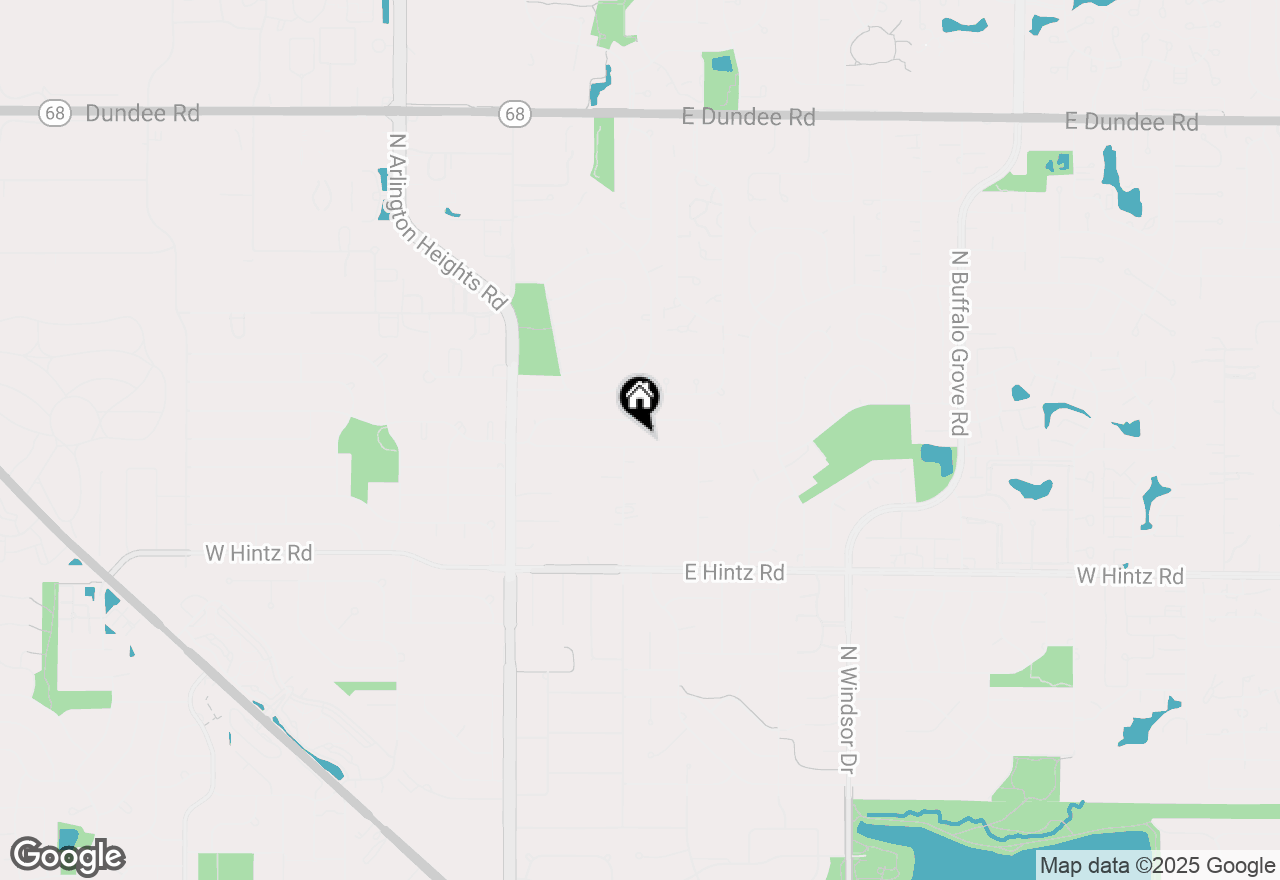 Map of 610 E Burr Oak Drive, Arlington Heights, IL 60004