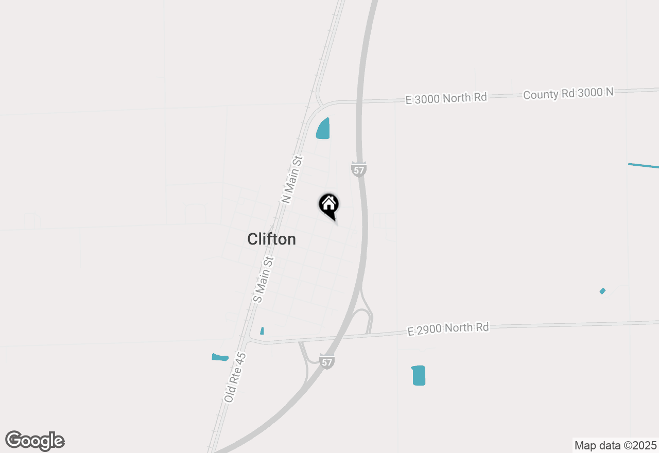 Map of 110 S 3rd Street, Clifton, IL 60927