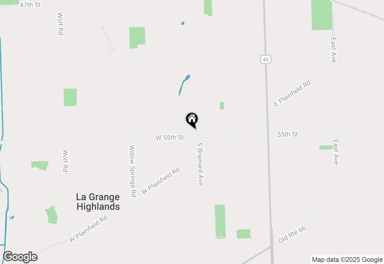 Map of 8 Calleview Drive, La Grange, IL 60525