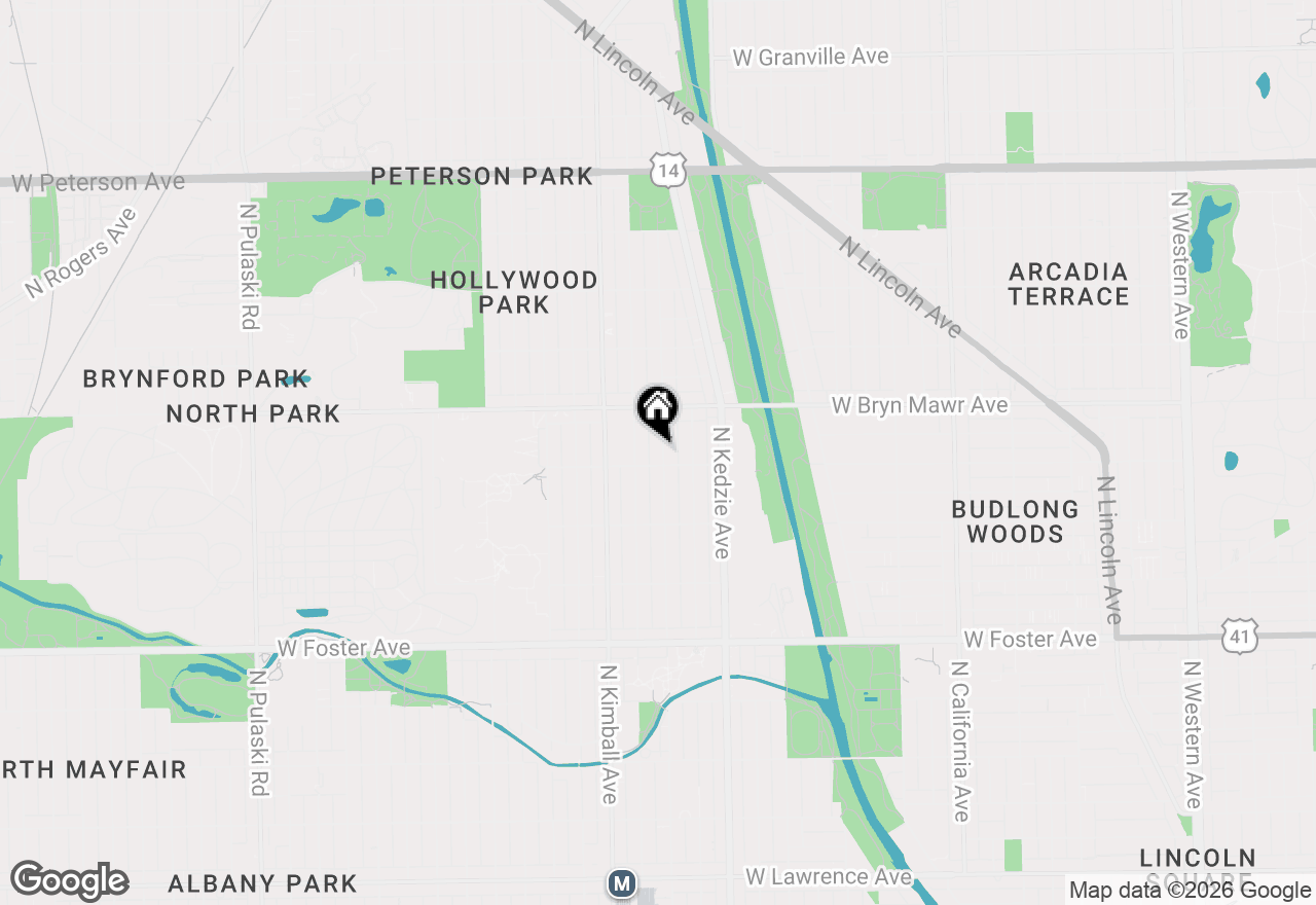 Map of 5510 N Spaulding Avenue #G, Chicago, IL 60625