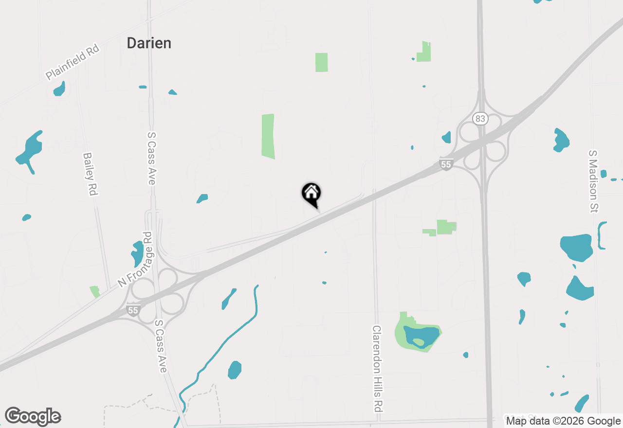 Map of 8313 Highpoint Circle #F, Darien, IL 60561