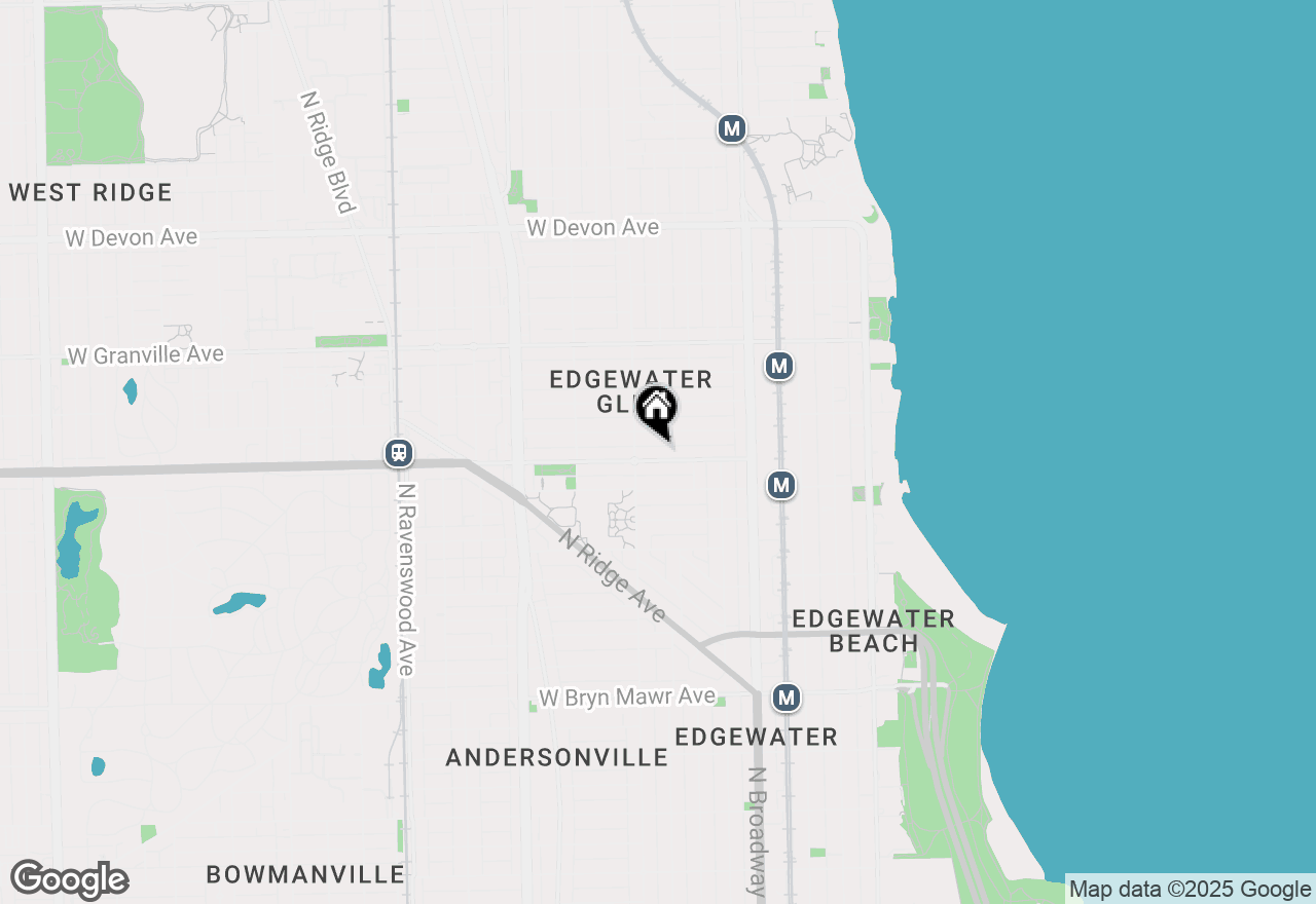 Map of 1336 W Elmdale Avenue #L, Chicago, IL 60660