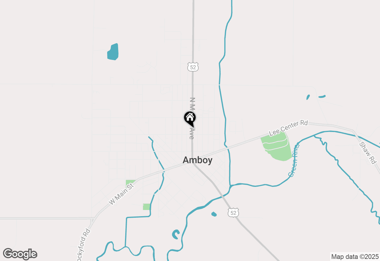 Map of 112 N Mason Avenue, Amboy, IL 61310