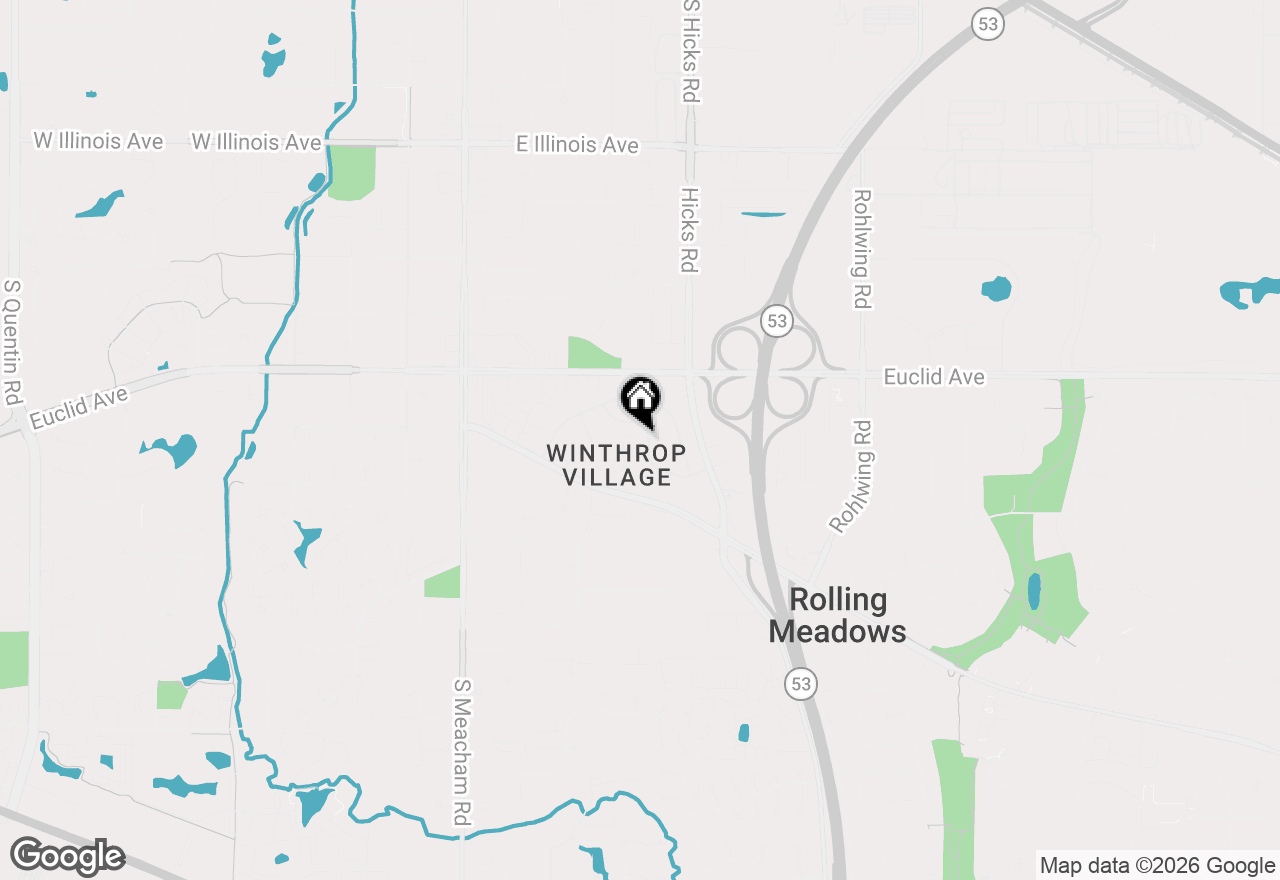 Map of 4277 Wilson Avenue, Rolling Meadows, IL 60008