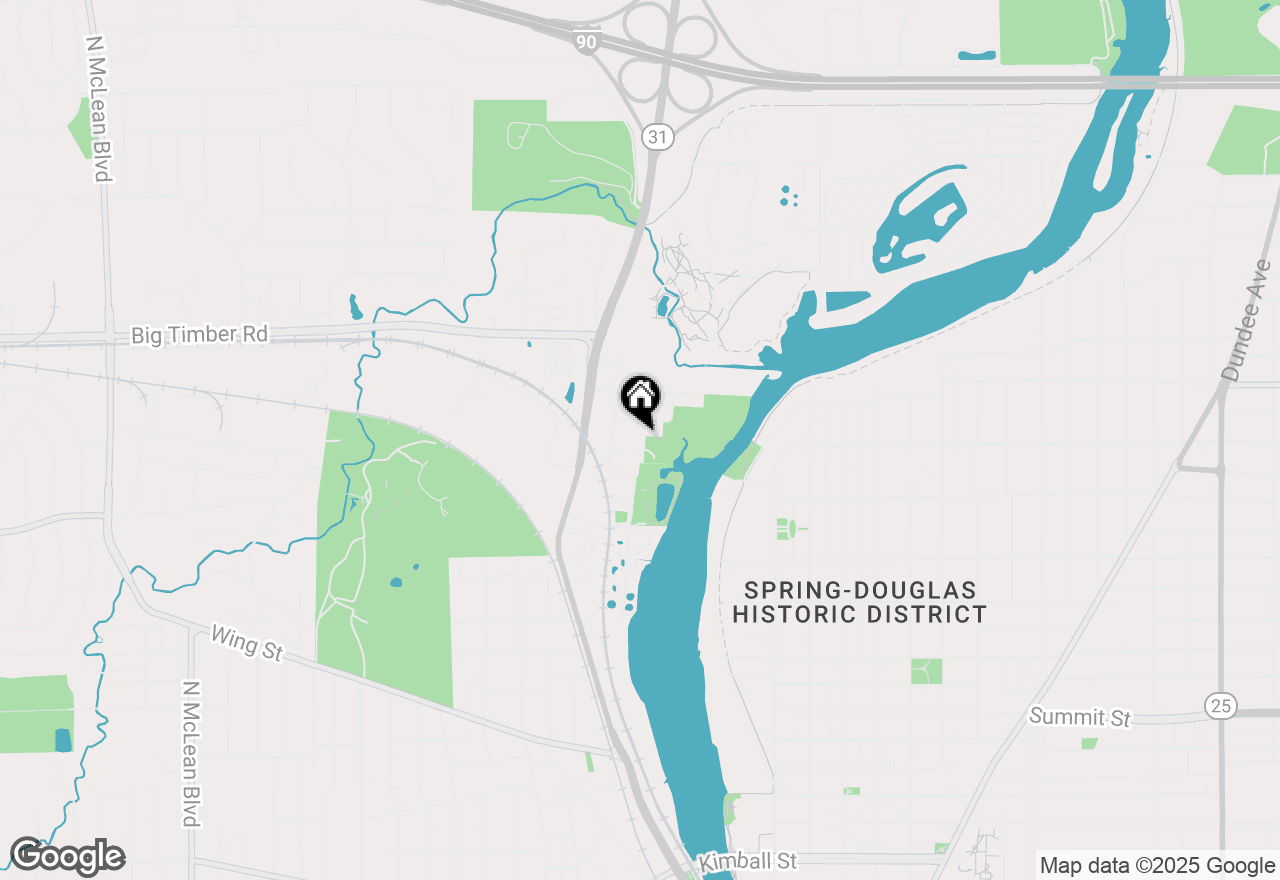 Map of 54 Genesee Avenue, Elgin, IL 60123