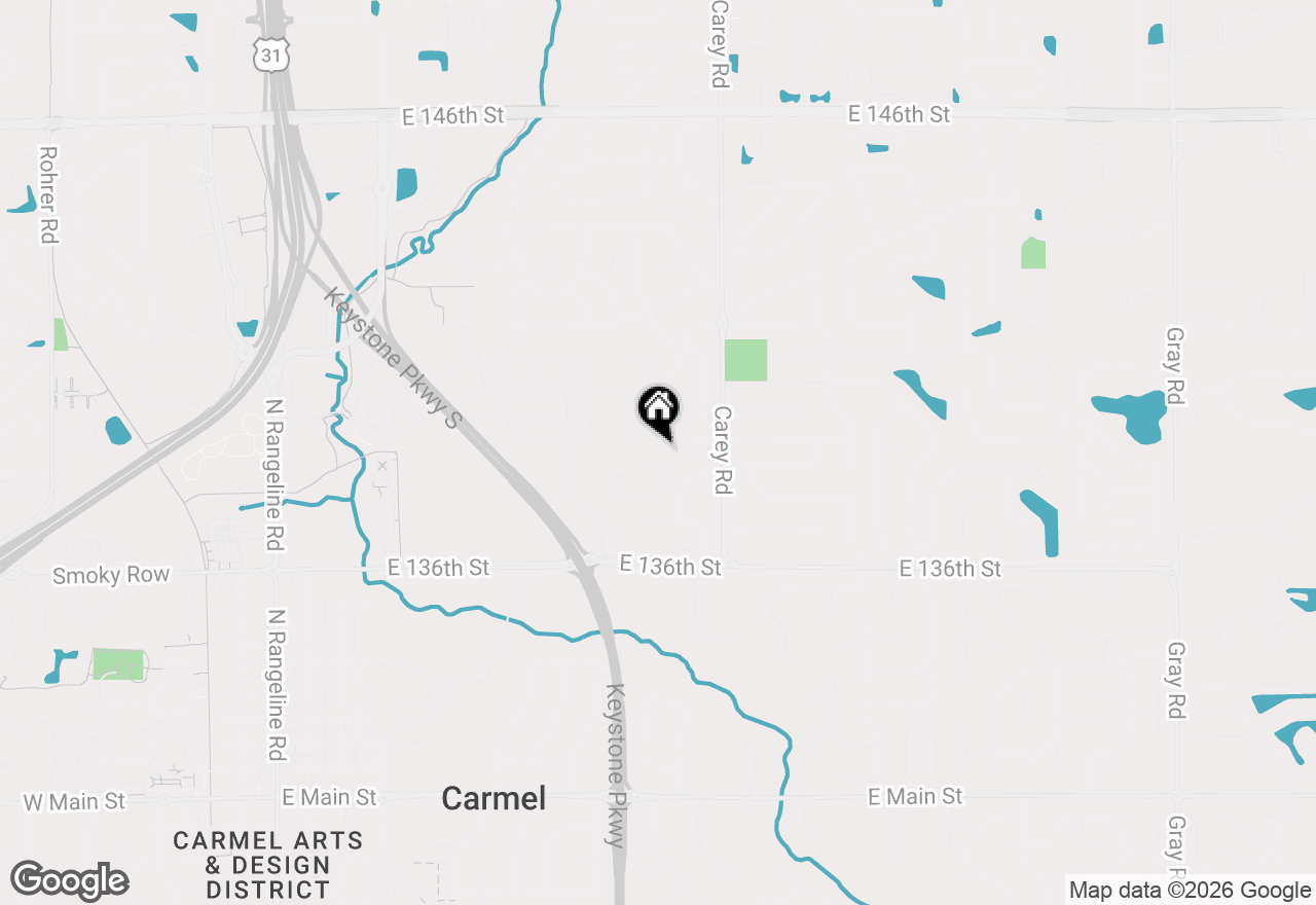 Map of 13727 Smokey Ridge Overlook, Carmel, IN 46033