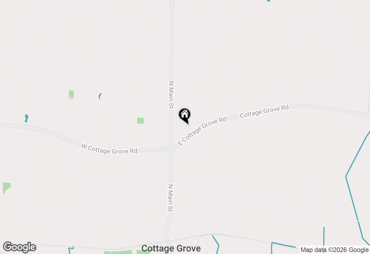 Map of 604 E Oak Street, Cottage Grove, WI 53527