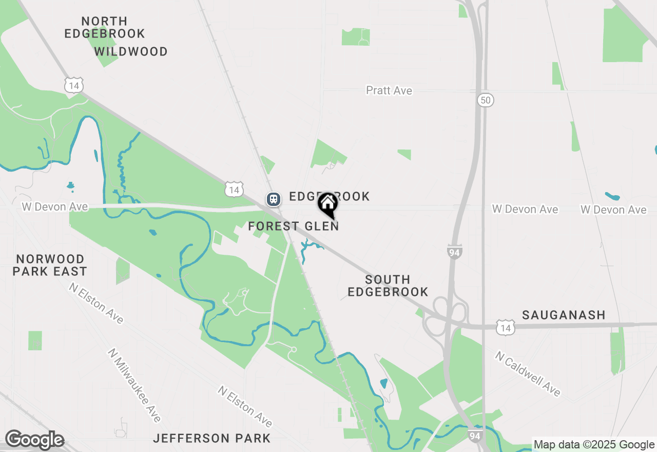 Map of 6339 N Spokane Avenue #1, Chicago, IL 60646