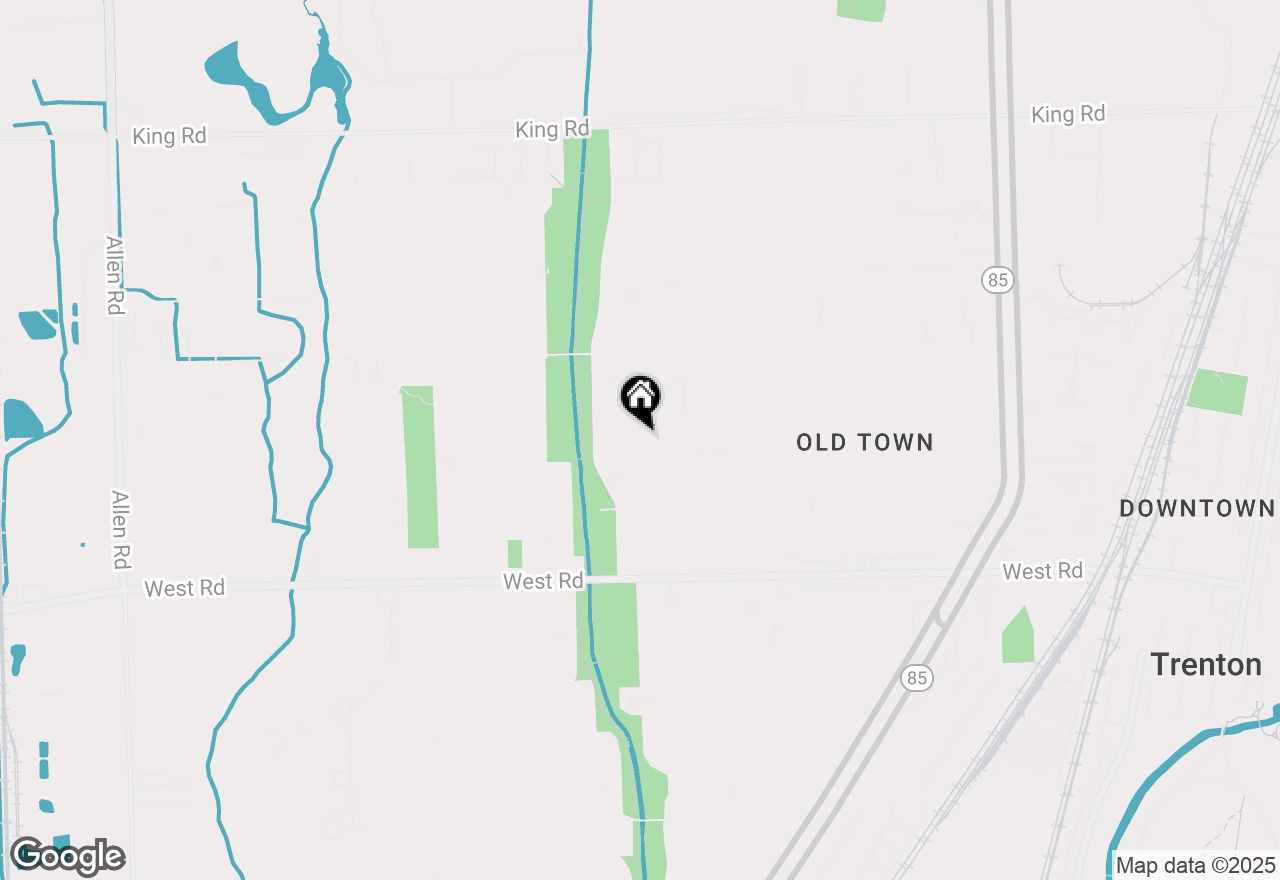 Map of 2410 Middlefield Road, Trenton, MI 48183