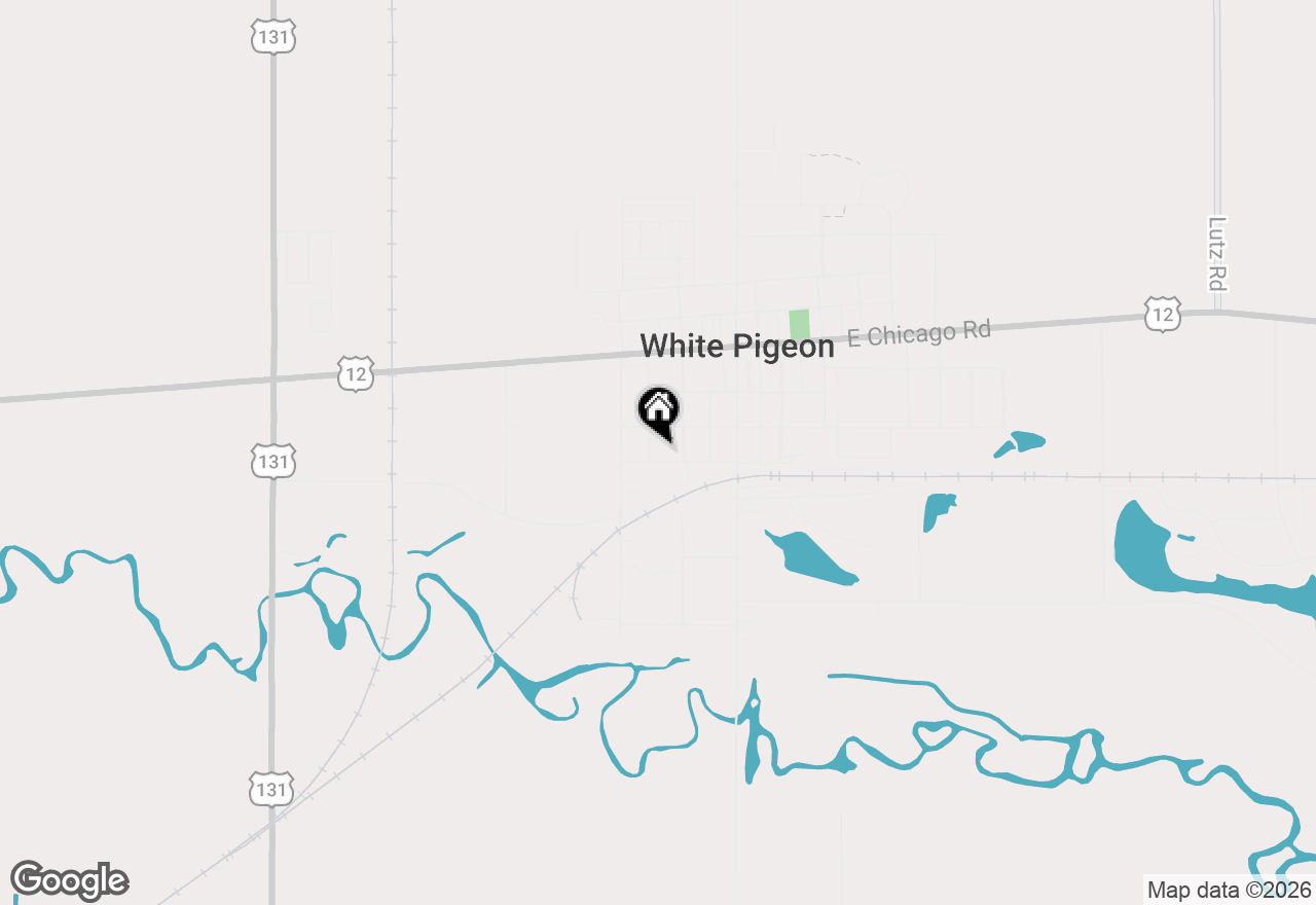 Map of 312 W Peck Avenue, White Pigeon, MI 49099