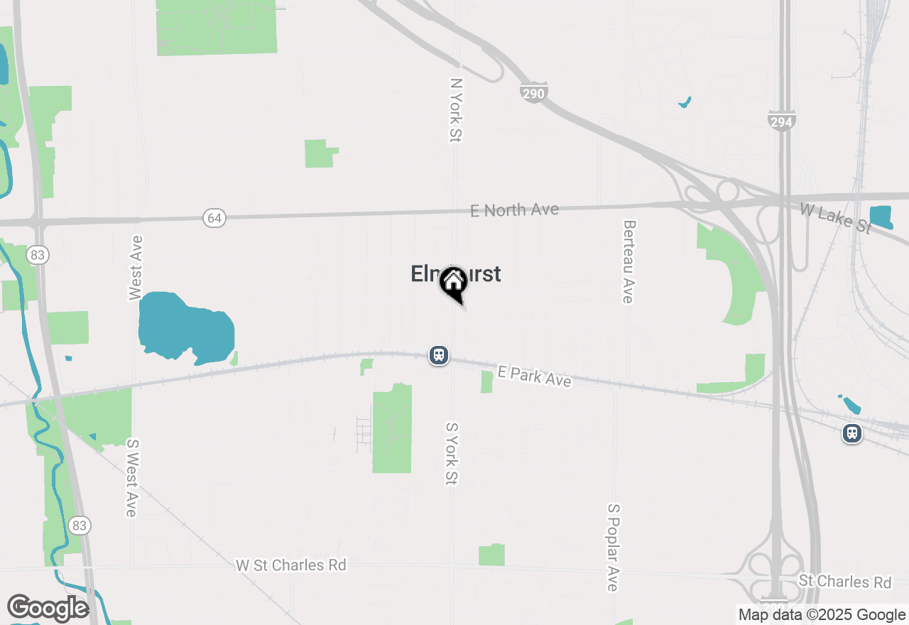 Map of 152 N York Street, Elmhurst, IL 60126