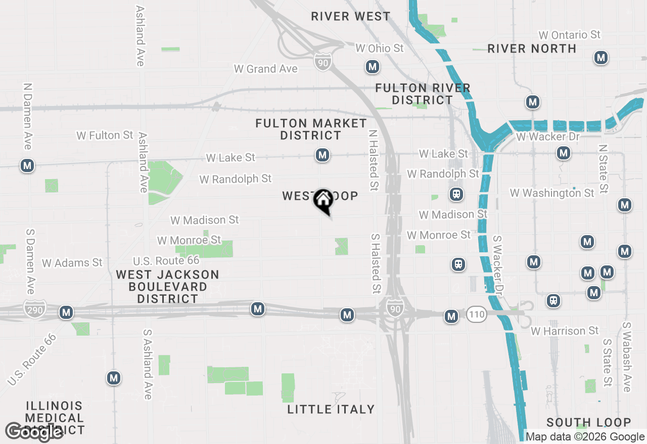 Map of 949 W Madison Street #406, Chicago, IL 60607