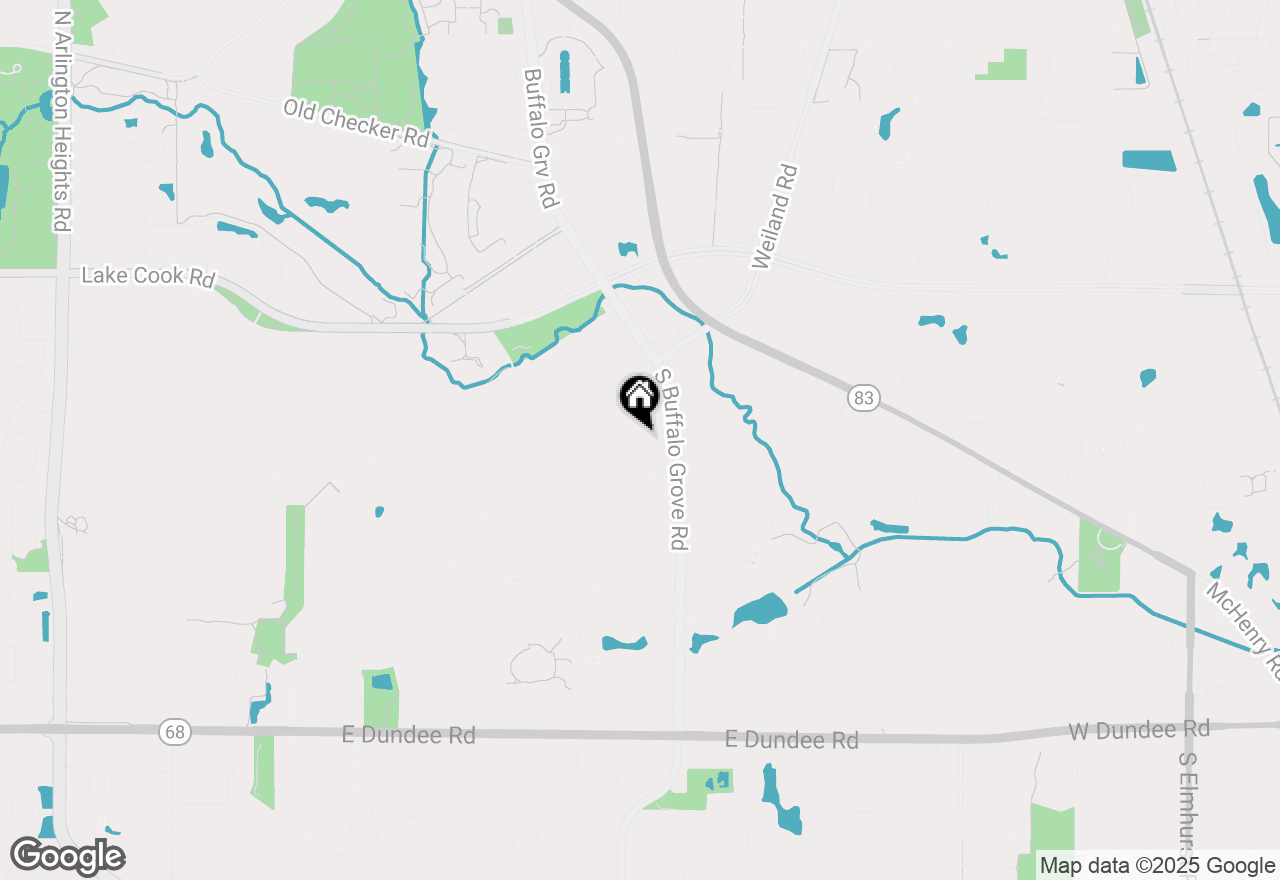 Map of 290 Navajo Trail, Buffalo Grove, IL 60089