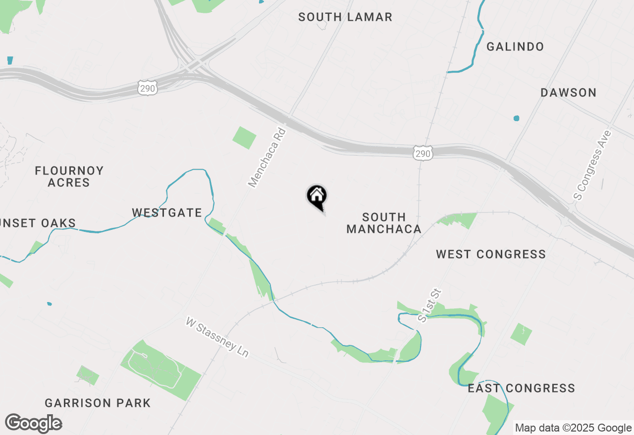 Map of 4600 Parkdale Pl #1, Austin, TX 78745