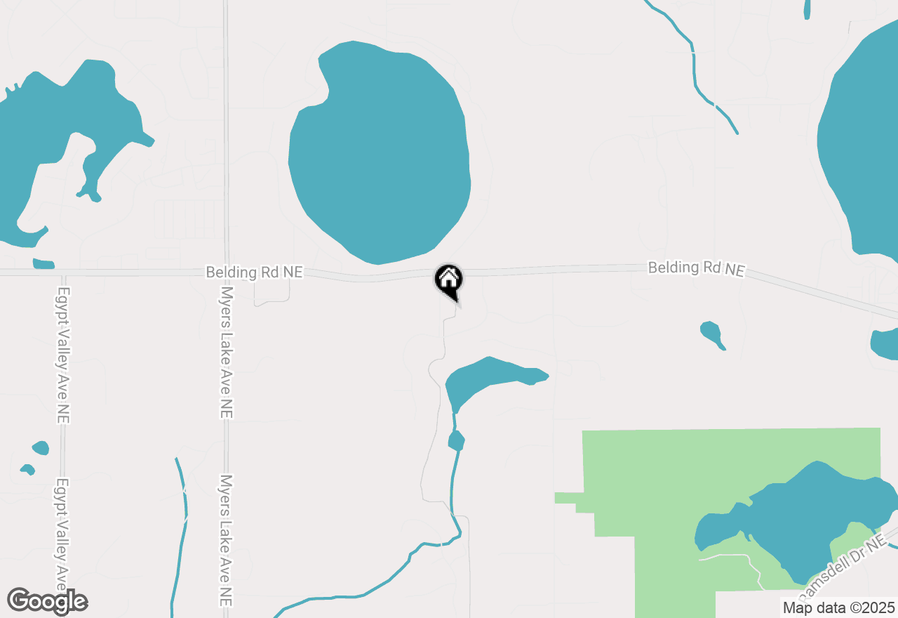 Map of 6758 Summer Meadows Court Ne, Rockford, MI 49341