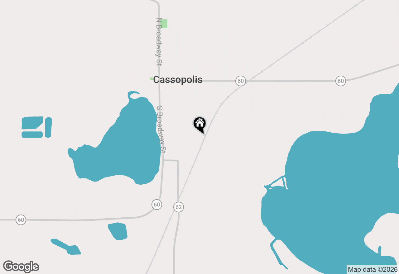 Map of 506 South Street, Cassopolis, MI 49031