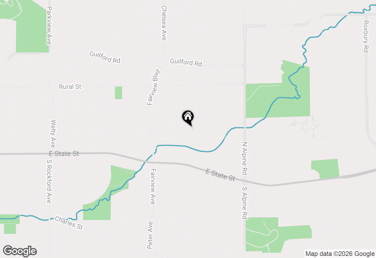 Map of 3803 Hemlock Court, Rockford, IL 61109