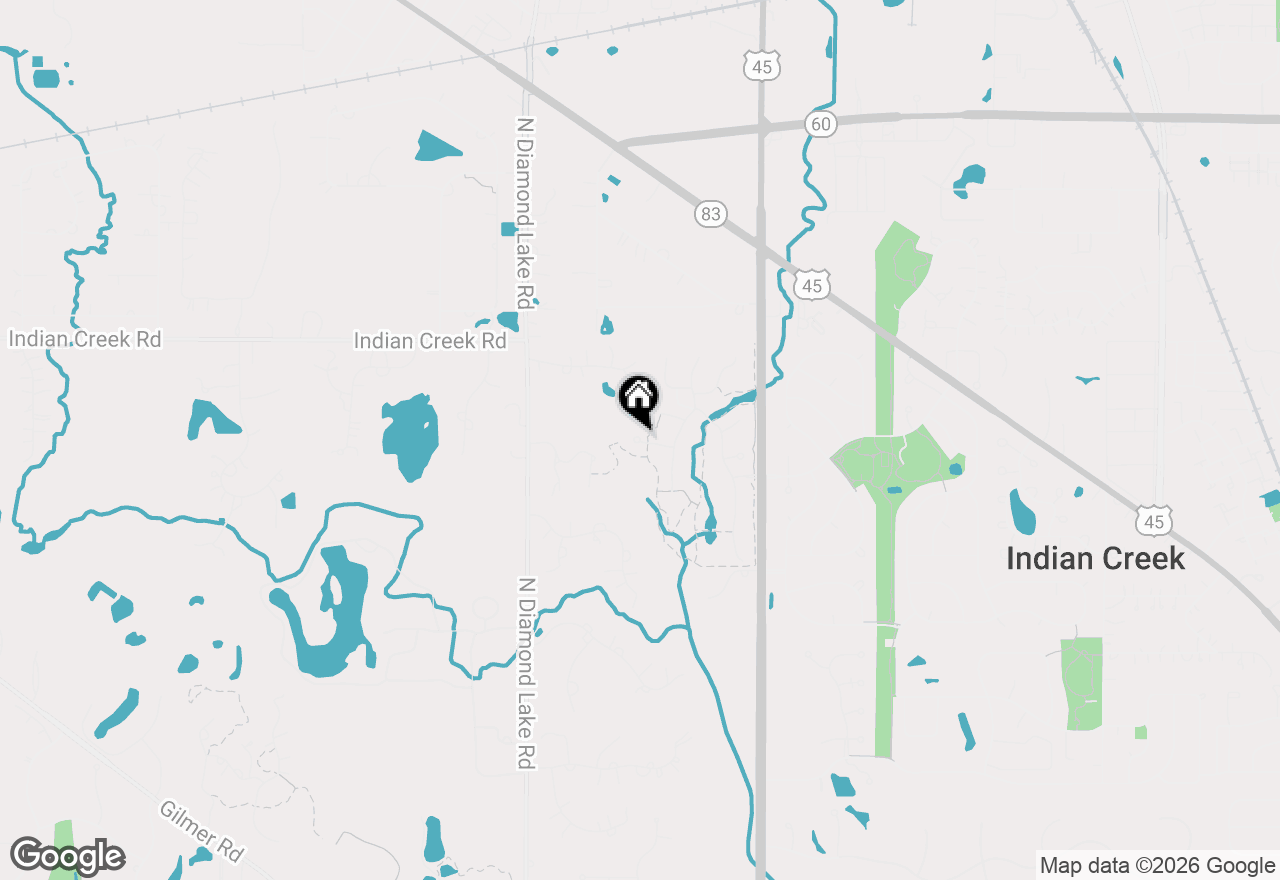 Map of 7298 Claridge Court, Long Grove, IL 60047
