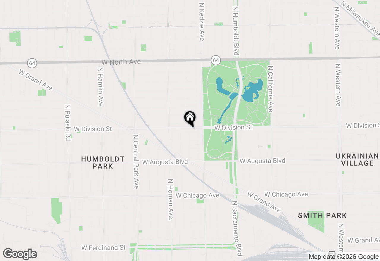 Map of 3245 W Division Street, Chicago, IL 60651