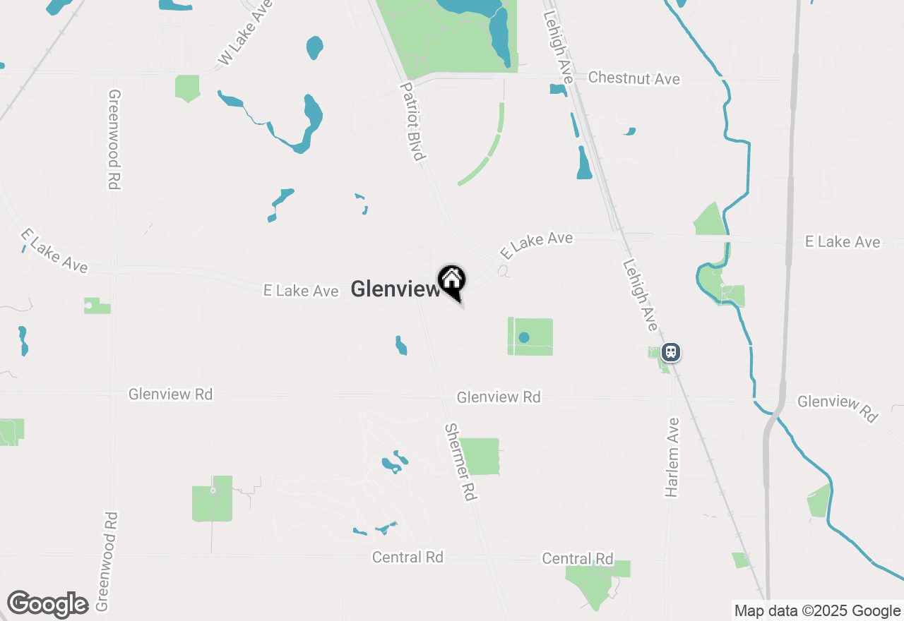 Map of 2421 Swainwood Drive, Glenview, IL 60025