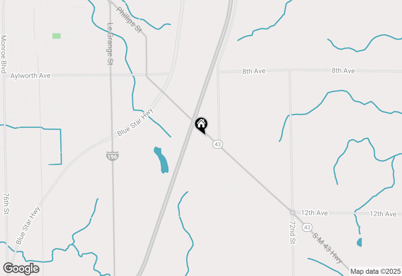 Map of 73121 M-43 Highway, South Haven, MI 49090