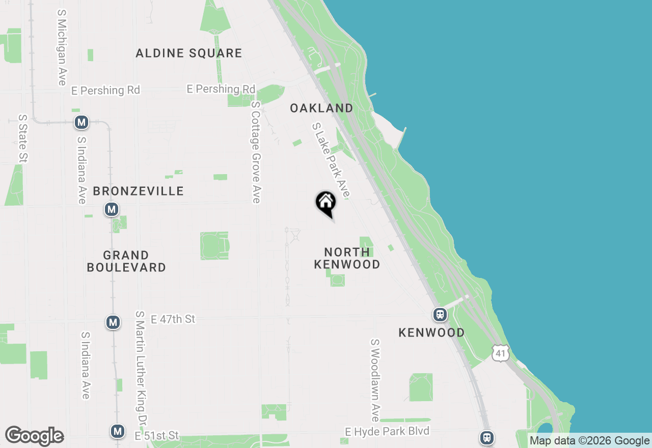 Map of 4350 S Berkeley Avenue #3, Chicago, IL 60653