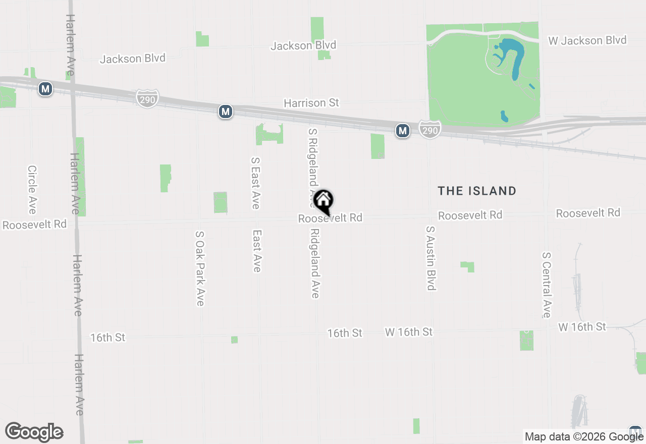 Map of 6337 Roosevelt Road #309, Berwyn, IL 60402