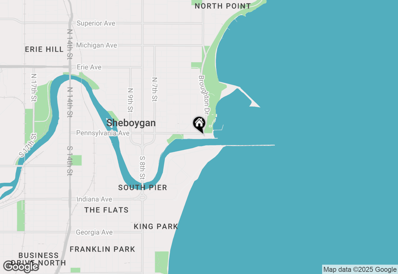 Map of 303 Pennsylvania #305, Sheboygan, WI 53081
