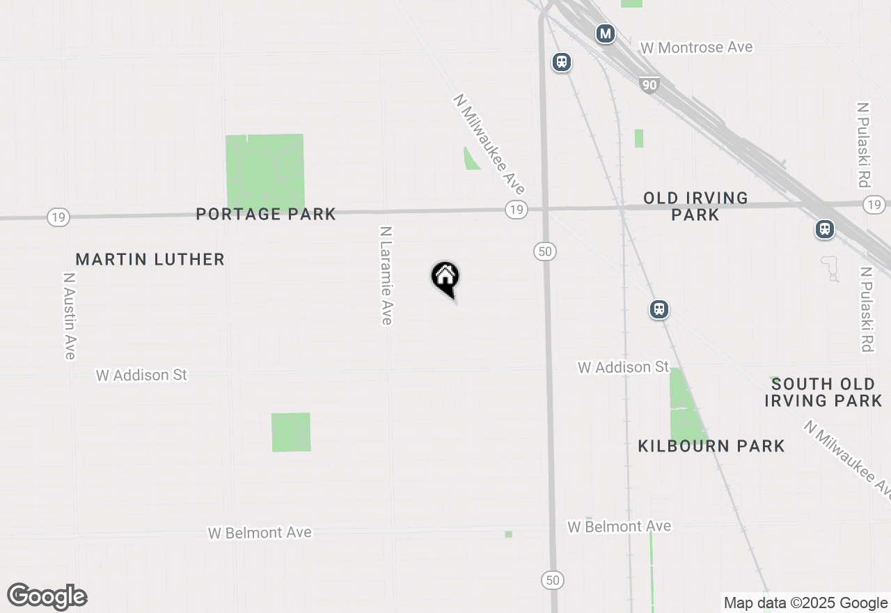 Map of 5032 W Warwick Avenue, Chicago, IL 60641