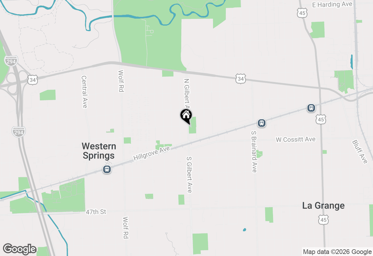 Map of 4200 Gilbert Avenue, Western Springs, IL 60558