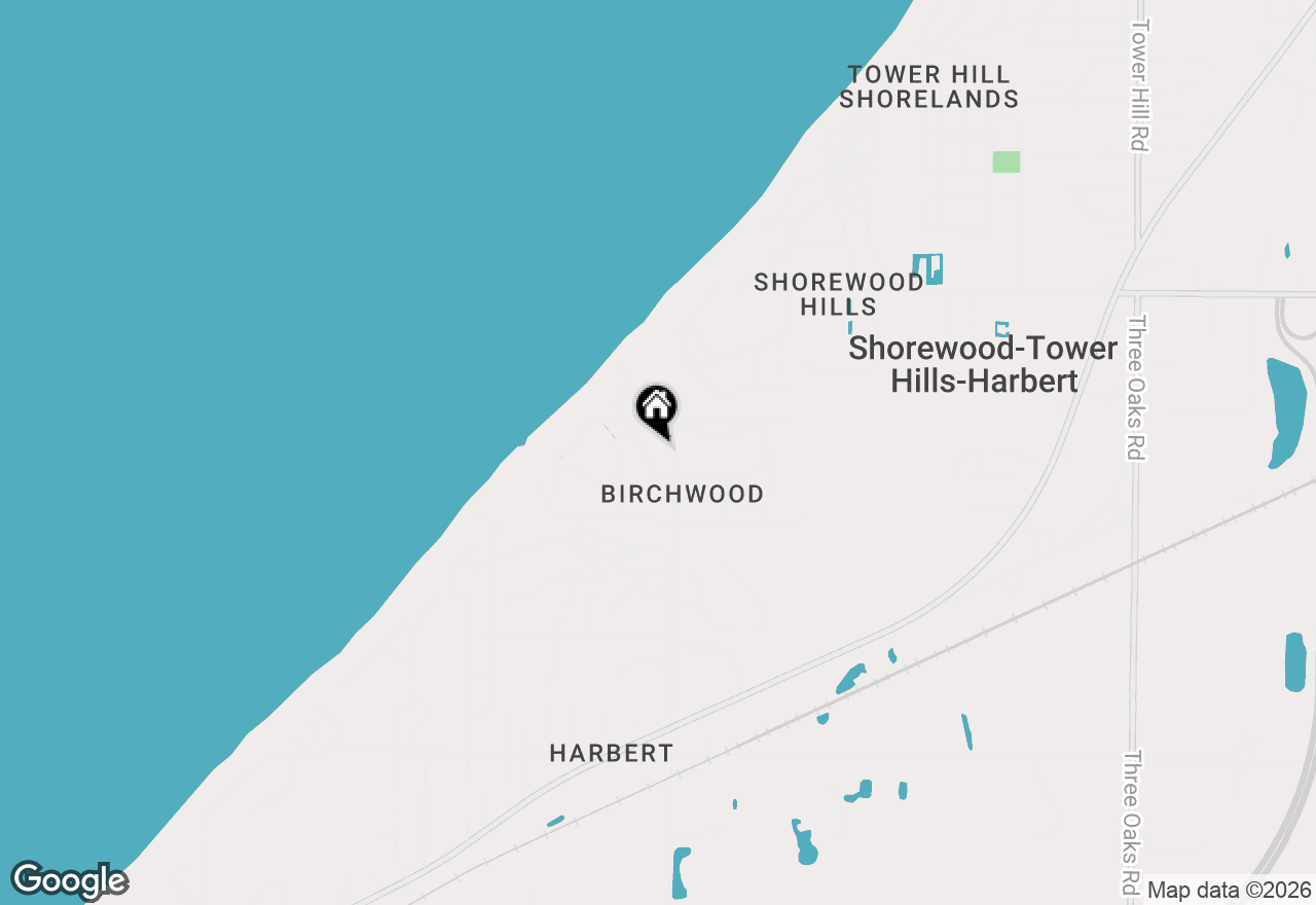 Map of 13165 Birchwood Drive, Harbert, MI 49115