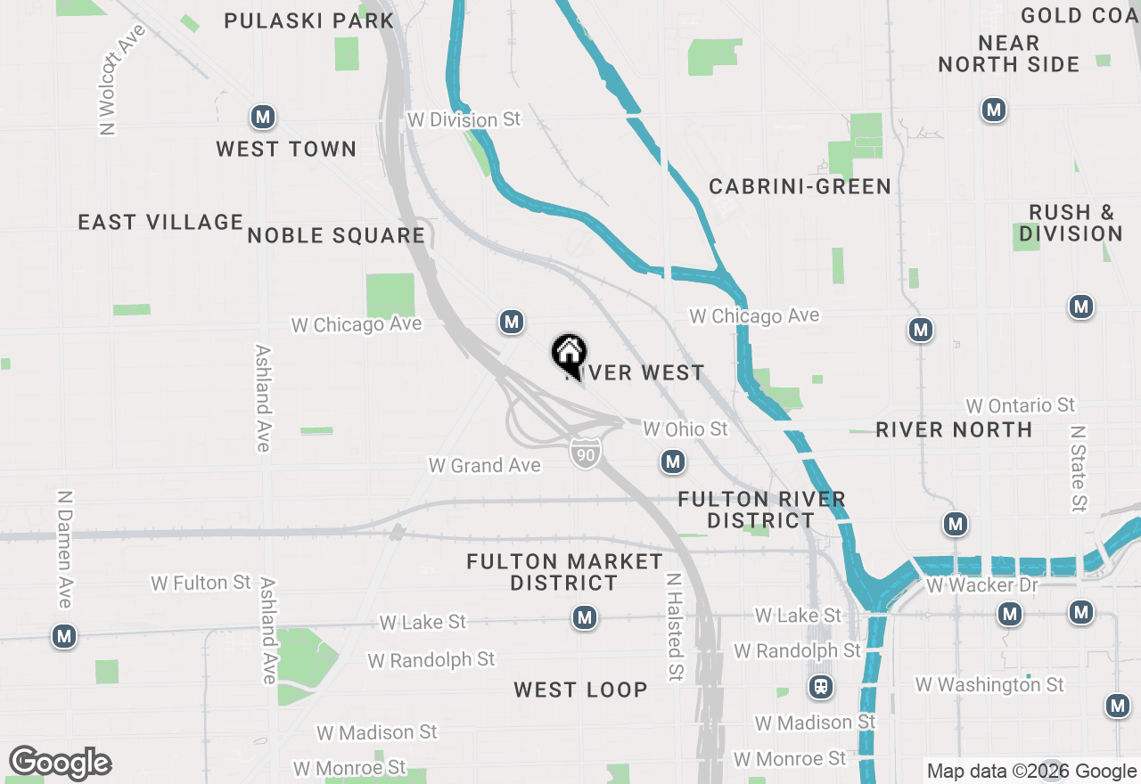 Map of 650 N Morgan Street #202, Chicago, IL 60642