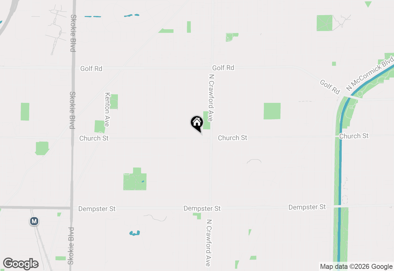 Map of 4050 Church Street, Skokie, IL 60076
