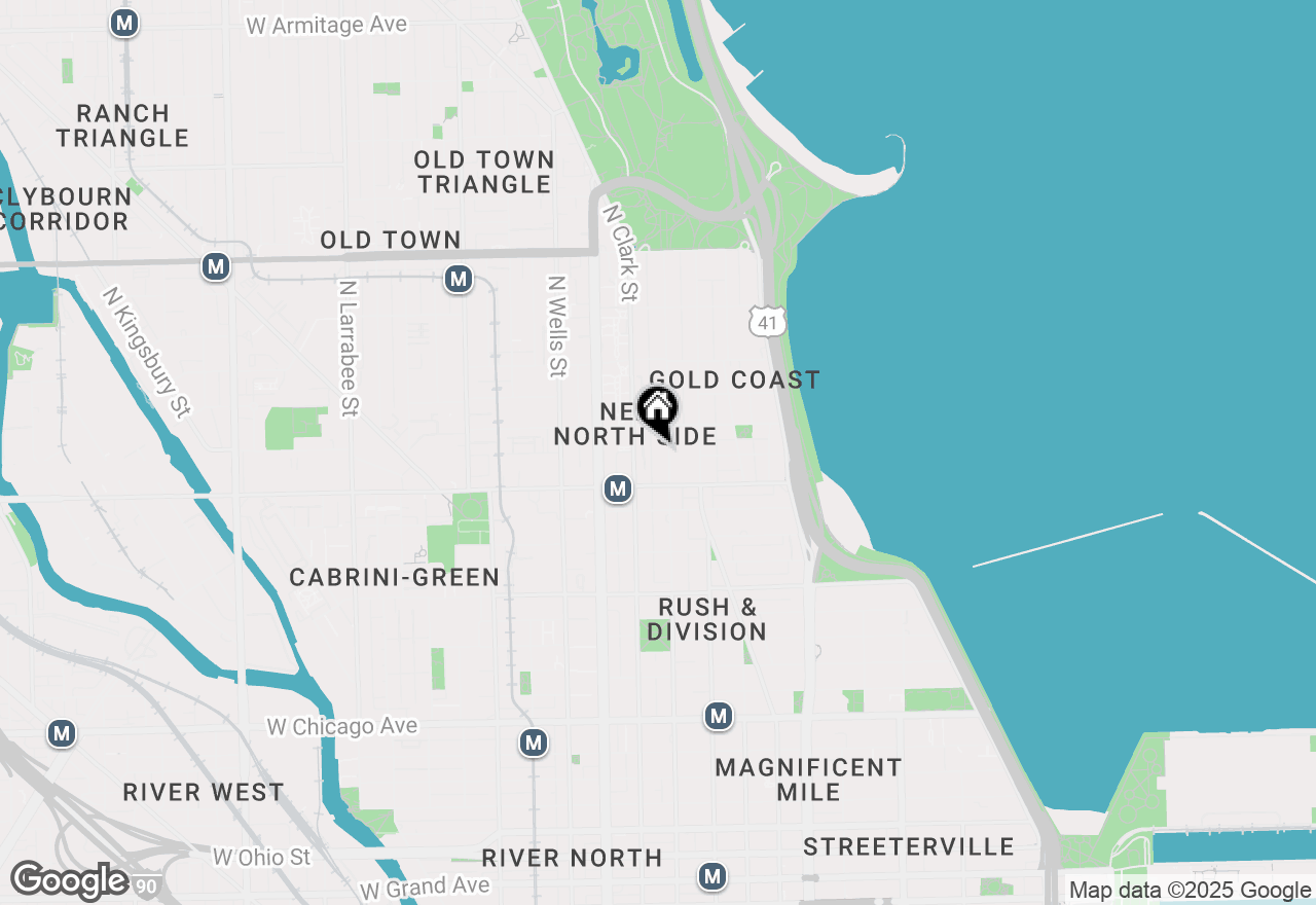 Map of 1234 N Dearborn Street #CH, Chicago, IL 60610