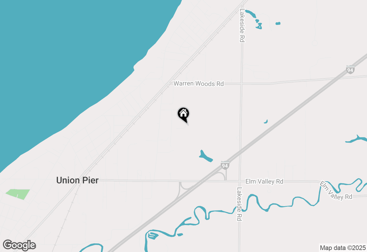 Map of 9132 National Parkway, Union Pier, MI 49129
