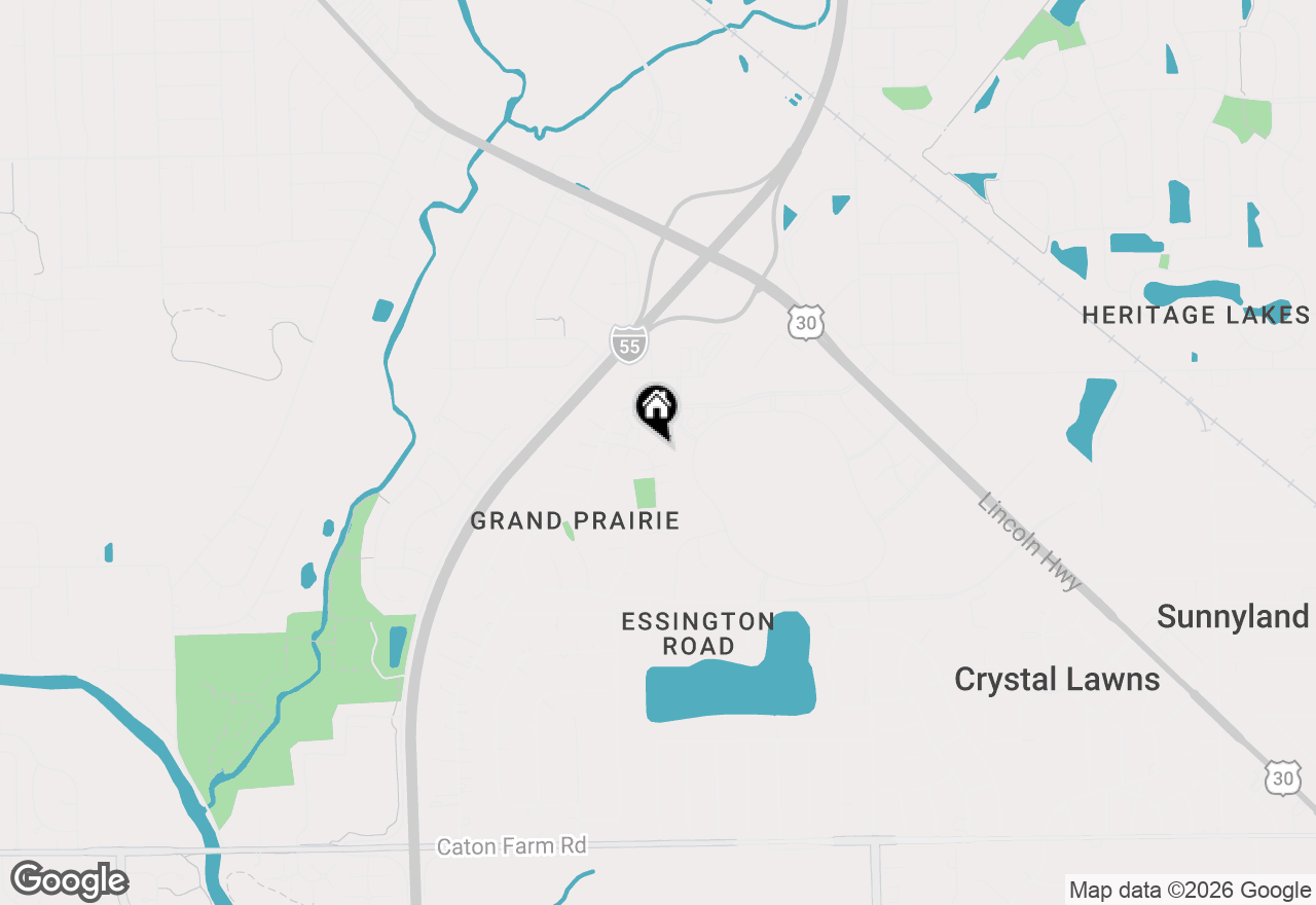 Map of 3068 Woodside Drive, Joliet, IL 60431