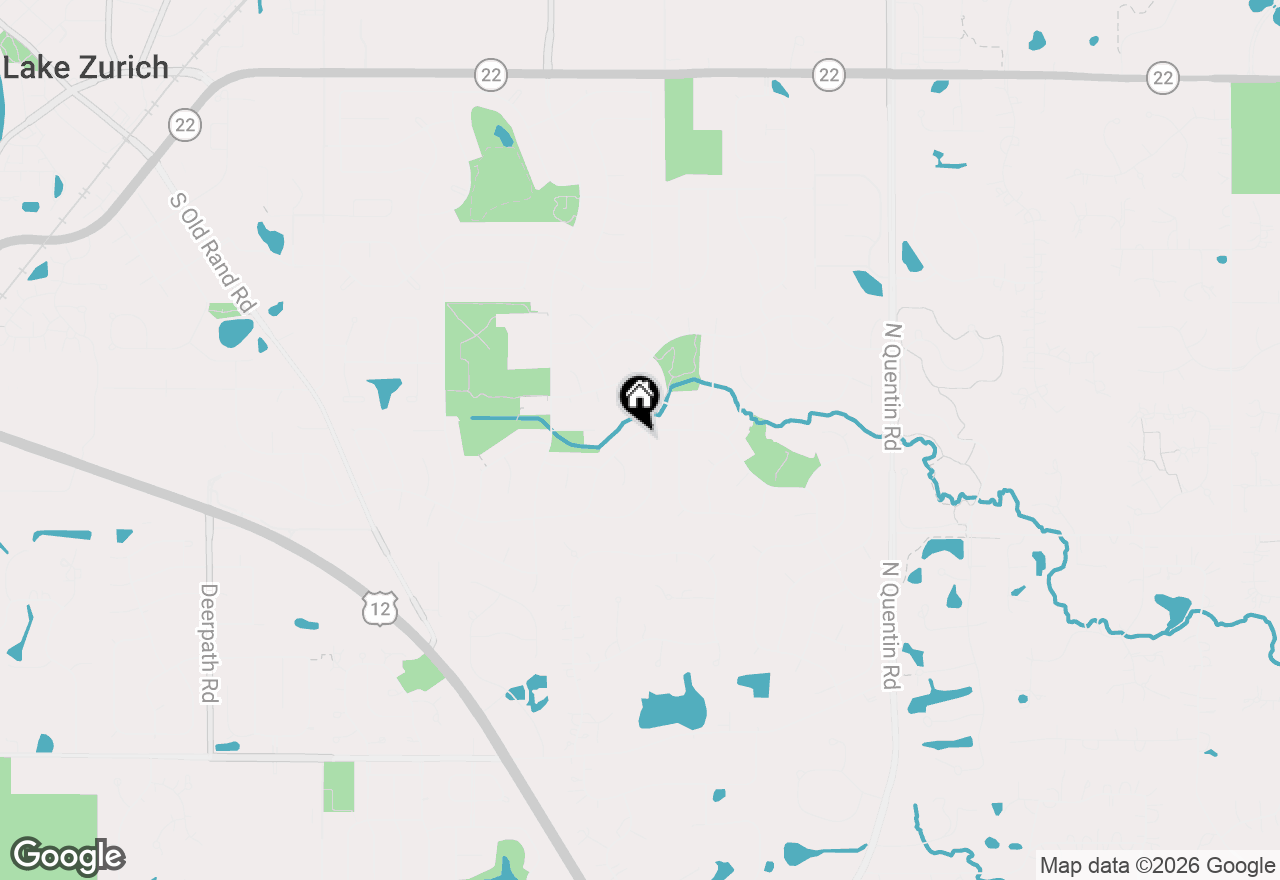 Map of 1101 Pheasant Ridge Drive, Lake Zurich, IL 60047
