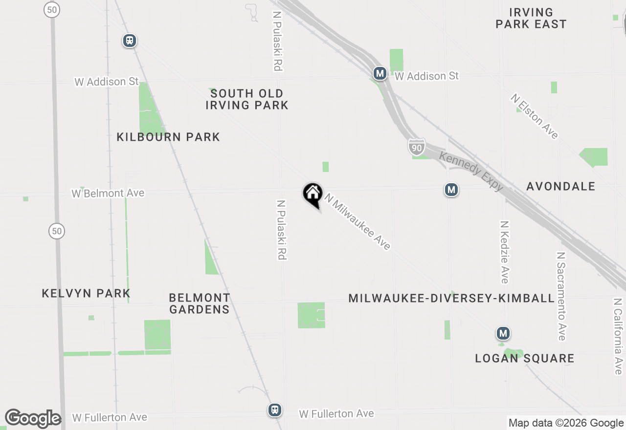 Map of 3104 N Davlin Court, Chicago, IL 60618