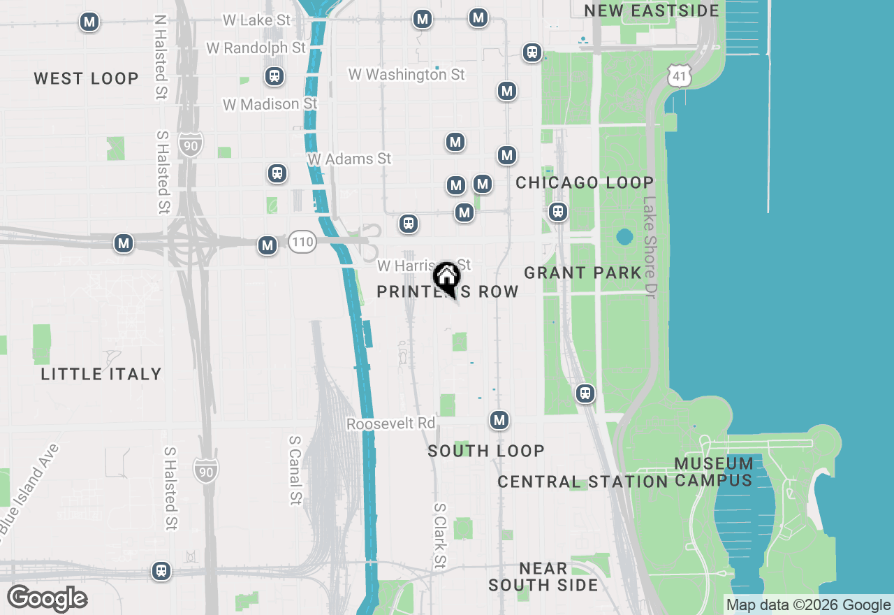 Map of 780 S Federal Street #902, Chicago, IL 60605