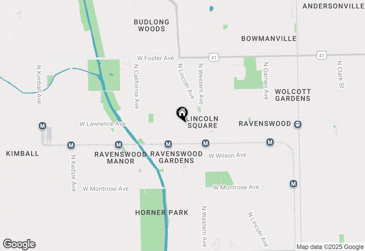 Map of 2515 W Lawrence Avenue #5W, Chicago, IL 60625