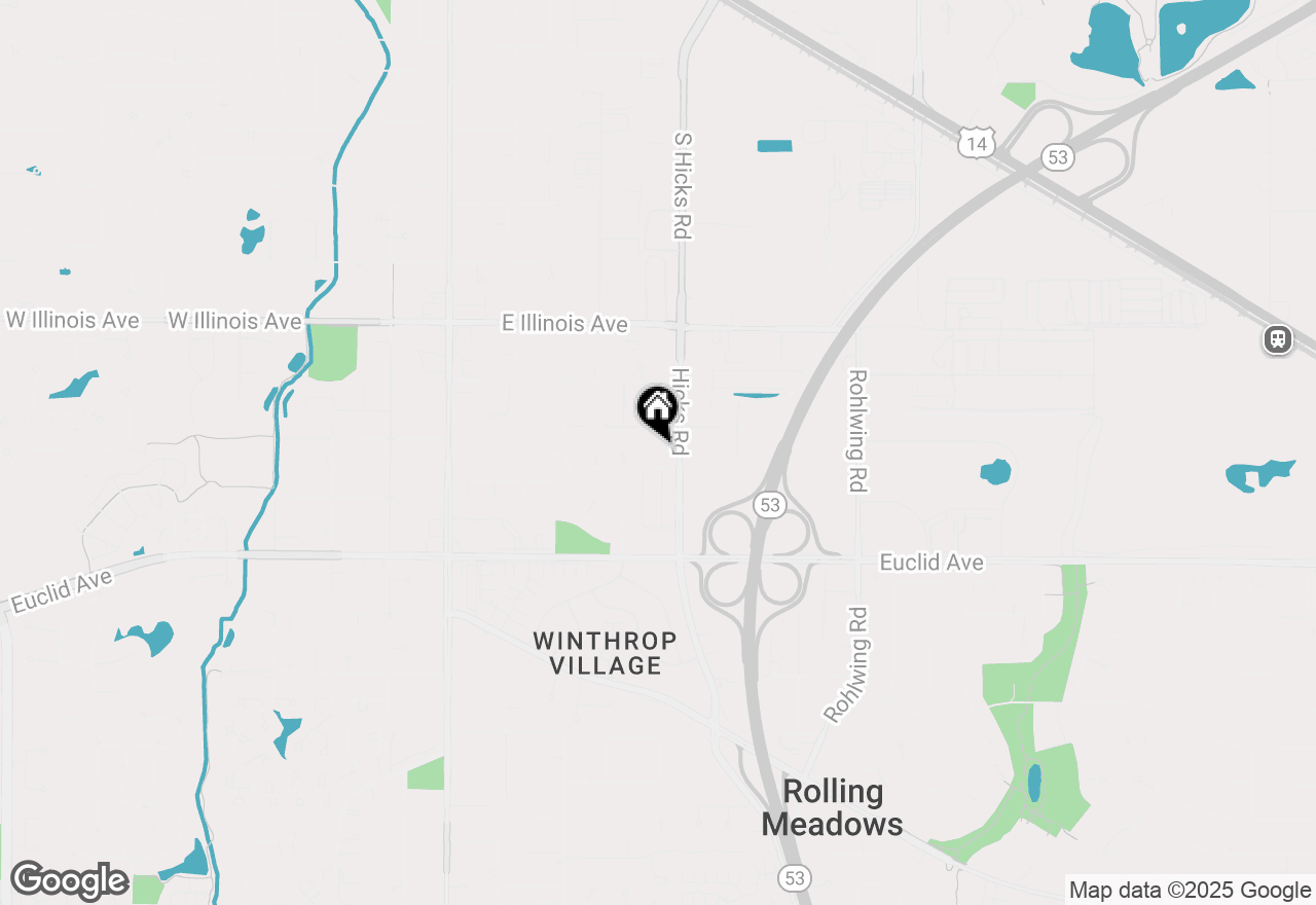 Map of 4300 Lincoln Avenue #R, Rolling Meadows, IL 60008