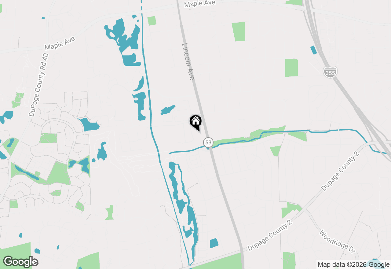 Map of 6275 Sandbelt Drive, Woodridge, IL 60517