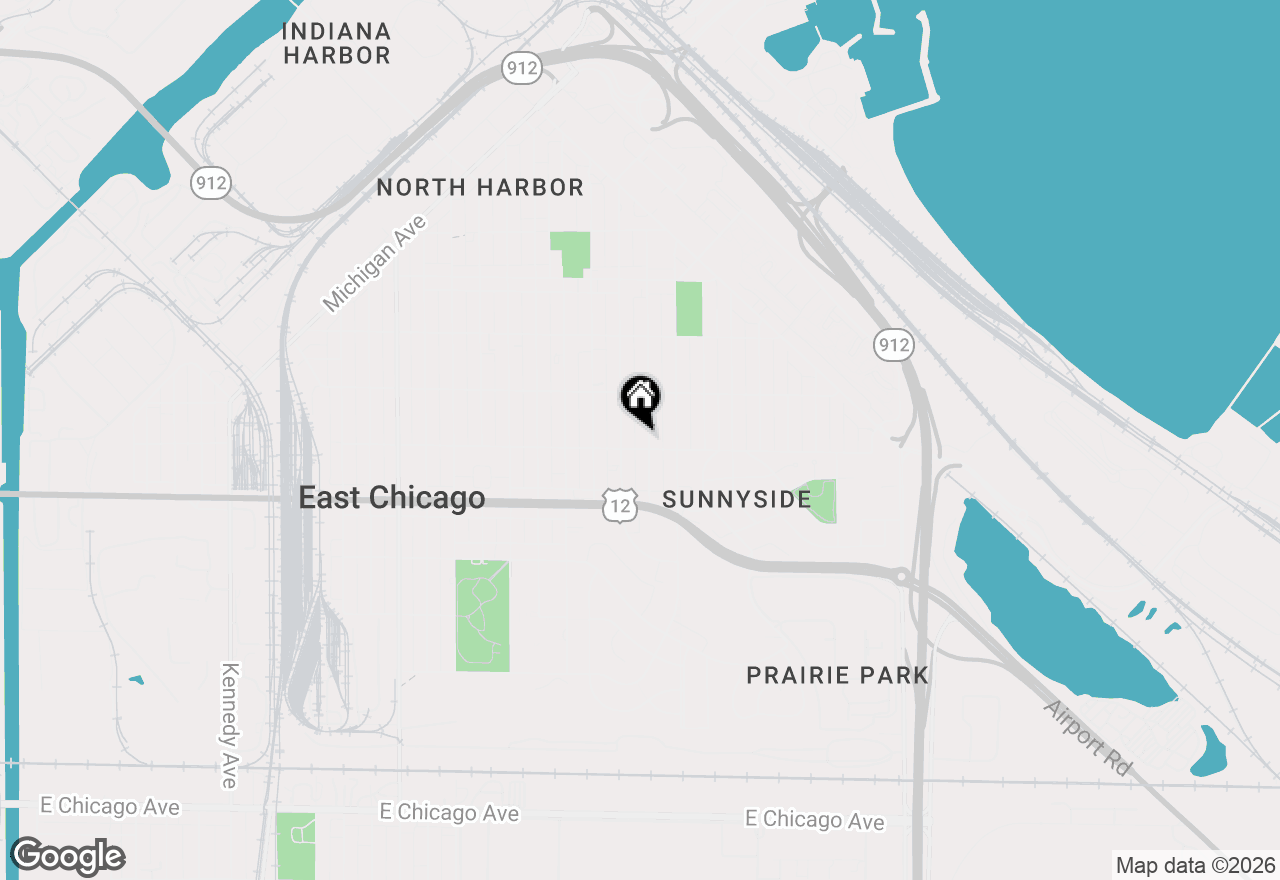Map of 3936 Pulaski Street, East Chicago, IN 46312