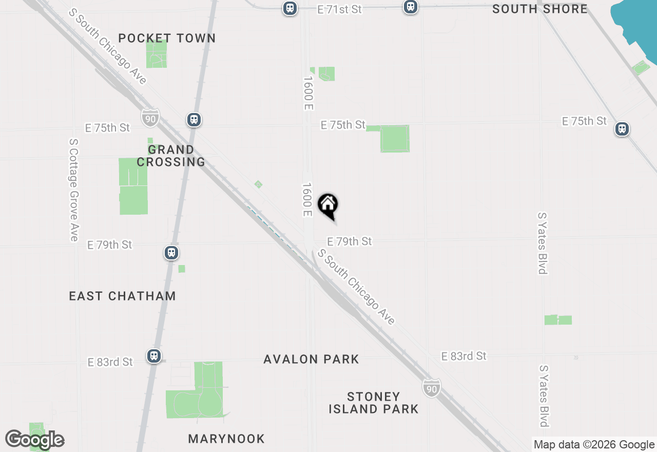 Map of 7829 S Cornell Avenue, Chicago, IL 60649