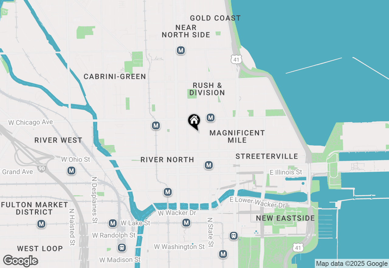 Map of 56 W Huron Street #11, Chicago, IL 60654