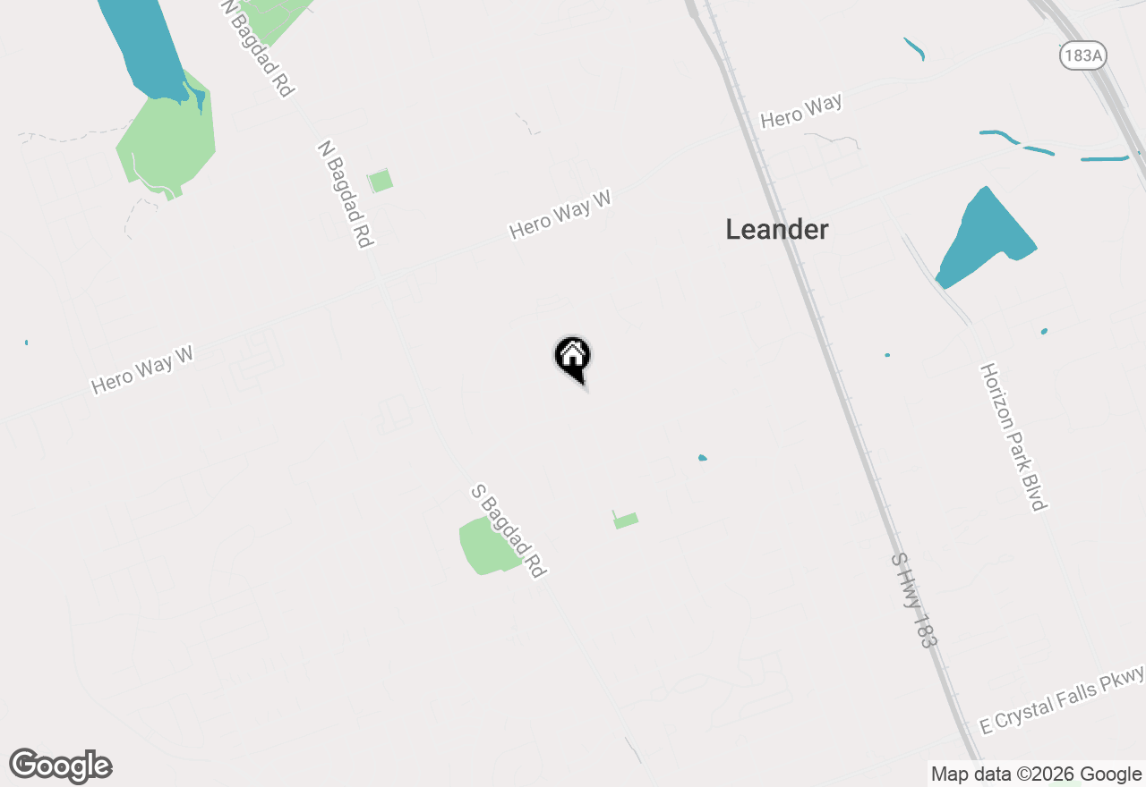 Map of 804 Sherry Dr, Leander, TX 78641