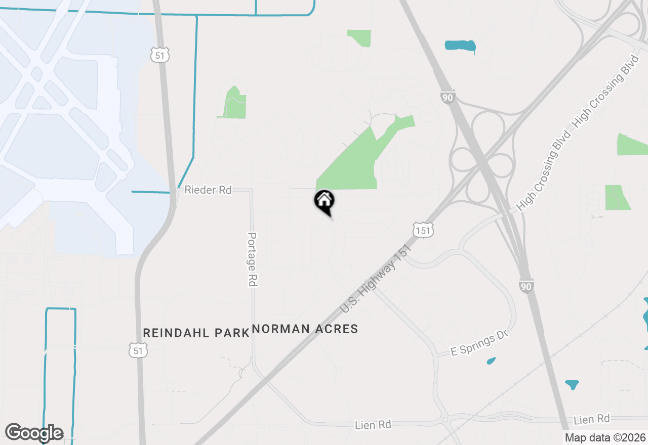 Map of 2434 Independence Lane #108, Madison, WI 53704